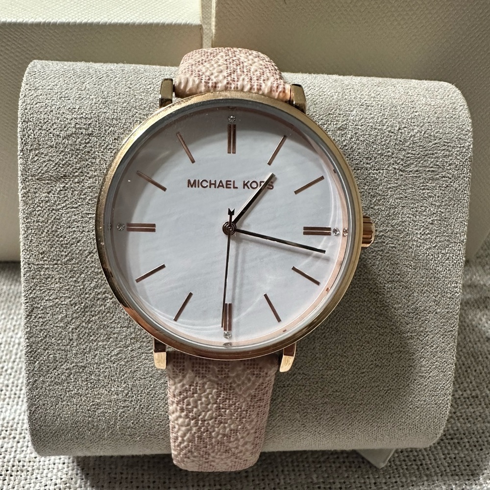 Pink Michael Kors watch